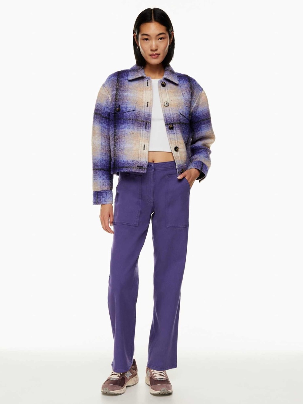 Wilfred Free Deep Violet Modern Utility Pant Size 4